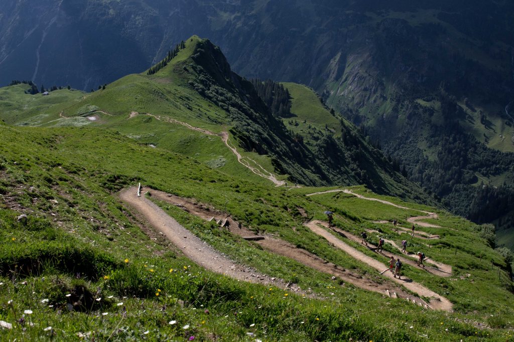 Wanderweg in den Allgäuer Alpen