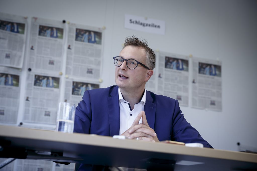 Andreas Schwarz, Fraktionsvorsitzender der Grünen im Landtag von Baden-Württemberg